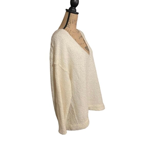 Free People Oversized V Neck Sweater‎ - Picture 3 of 7